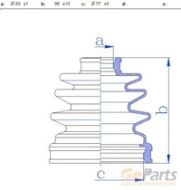 фото thumb №1, 60p3005jpn защита резиновый шарнир внутреннего