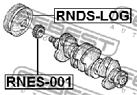 фото thumb №6, Шкив коленчатого вала коленчатого do renault clio i 1.2 1.4