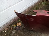 фото thumb №7, Бампер перед передний renault modus i teb76 красный хороший