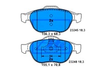 фото thumb №2, Ate 13.0460-7159.2 набір гальмівних колодок гальмівних, гальма дискові