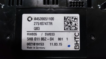 фото thumb №3, Smart fortwo 453 forfour 453 панель кондиционера