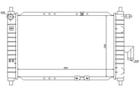 фото thumb №2, Радіаторів двигуна daewoo matiz 0.8/1.0 09.98- niss