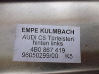 фото thumb №4, Молдинг dekor обшивка задняя пара audi a6 c5