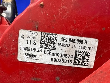 фото thumb №5, Audi a6 c6 универсал лампа led левый зад 4f9945095h