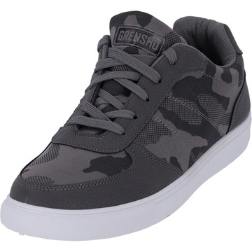 REIS Buty sportowetrampki CASUAL tkane | beżowo-białe | rozm. 43