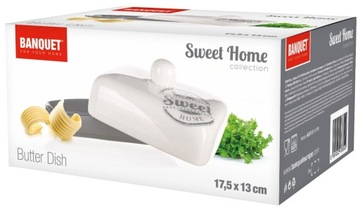 БАНКЕТНАЯ МАСЛЕНКА МАСЛЕНКА КОНТЕЙНЕР ДЛЯ МАСЛА С КРЫШКОЙ SWEET HOME