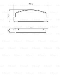 фото thumb №2, Тормозные диски тормозные колодки задняя bosch mazda 626 v station wagon