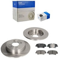 фото thumb №1, Гальмівні диски + гальмівні колодки задня do hyundai accent iv kia rio iii