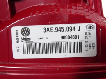 фото thumb №7, Лампа правий зад права задня w кришка багажника vw passat b7 3aa sedan 10-14