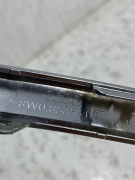 фото thumb №10, Audi a4 b9 8w0 планка бампера зад задняя 8w0853551d алюминий хром