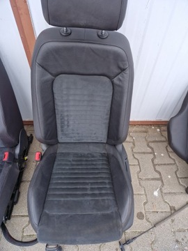 фото thumb №5, Vw passat b8 сидіння сидіння sedan комплект шкіра алькантара uk