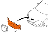 фото thumb №5, Кронштейн радара лист оригинал mazda cx-5 2011-2017 ka0m-67xa2