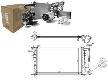 фото thumb №1, Радіаторів двигуна citroen xsara 1.4/1.6/1.8 04.97-