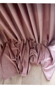 ТКАНЬ ДЛЯ ШТОР 280СМ ТОЛСТАЯ ШТОРА VELVET ВЕЛОР пудровый розовый