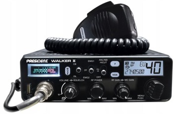 CB RADIO PRESIDENT WALKER II 2 ASC КСВ-метр BB7