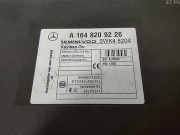 фото thumb №3, Модуль keyless go mercedes w164 ml gl a1648209226