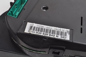 фото thumb №9, Skoda superb i 2.8 v6 193km спидометр приборы 3u0920842b европа