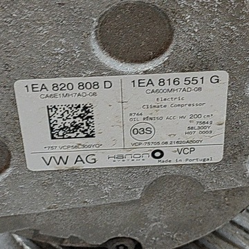 фото thumb №6, Audi q4 sportback e-tron 2021 компрессор / компрессор кондиционера a/c