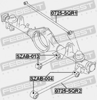 фото thumb №12, Втулка рычаг задний suzuki grand vitara xl-7 01-06