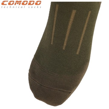 SKARPETY LETNIE MYŚLIWSKIE WOJSKOWE TERMOAKTYWNE COMODO COOLMAX KHAKI 35-38
