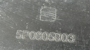 СПОЙЛЕР ПЕРЕДНЕГО БАМПЕРА SEAT ALTEA 5P0805903