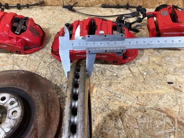 фото thumb №13, Porsche macan затискачі перед задні комплект диски набір 95b615123b