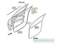фото thumb №1, Прокладка двері перед ліва hyundai i30 2017-