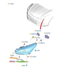 фото thumb №8, Напрямна pod фара ford kuga mk2 escape 2012- 2016