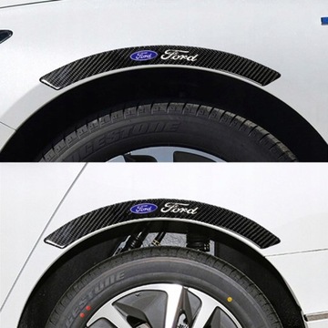 4 наклейки на боковые колеса автомобиля Ford
