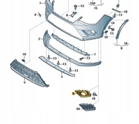 фото thumb №16, Заглушка решётка бампера перед seat arona 2018-