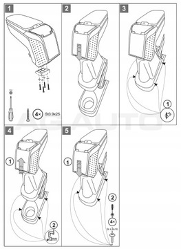 фото thumb №7, Підлокітник з адаптер do renault clio iv, 2013-2019, arm2-black