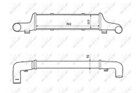 Nrf интеркулер mercedes w210 2,0-2,7cdi Оригинал, фото thumb