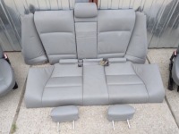 фото thumb №4, Bmw e46 coupe lift сиденья заднее сиденье кожа серая gb kpl