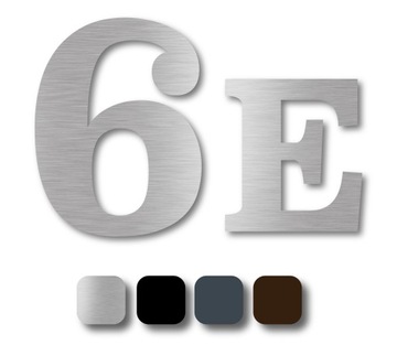 цифры дом номер дома 30см алюминий 3D