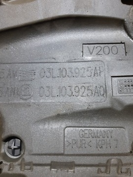 фото thumb №10, Audi a3 8p 2.0 tdi верхняя защита крышка двигателя 03l103925am