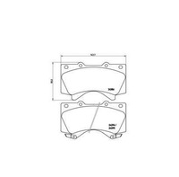 фото thumb №1, Гальмівні колодки гальмівні lexus lx 4.5-5.7 2007-