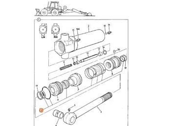 КОМПЛЕКТ УПЛОТНЕНИЙ ЦИЛИНДРА СТРЕЛА 991/00131 JCB