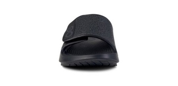 OOFOS OOahh Sport Flex Black Labirynth 44 восстановительные шлепанцы