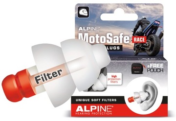 ЗАГЛУШКИ/БЕРУШИ ALPINE MOTOSAFE RACE – ПОДАРОК ​​МОТОЦИКЛИСТУ