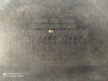 фото thumb №8, Honda accord vii sedan бампер зад 71501-tr0a-zz00