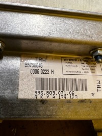Комплект  подушка воздушная подушка безопасности водителя пассажира porsche carrera 911 996 Недорого, фото thumb