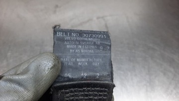 фото thumb №5, Pas безпеки правий перед volvo v70 ii s60 30730991