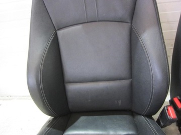 фото thumb №13, Bmw x3 f25 сидіння диван обшивки шкіра nevada чорна sport пам'ять 7255677