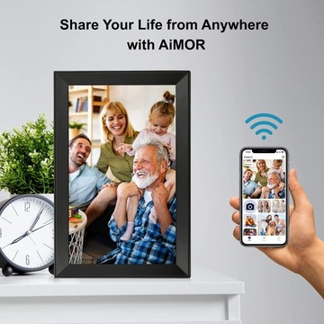 Цифровая рамка Wi-Fi 15,6 дюйма, черная