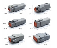 З'єднувач конектори автомобільних штекер hermetyczne електричний pin 250 szt. Ціна, фото thumb