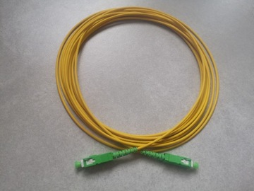 Patchcord światłowód SC/APC, simplex, LSZH, 5m