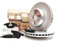 фото thumb №1, Оригінальний номер bmw гальмівні диски+ гальмівні колодки перед 5 f10 f11 348mm