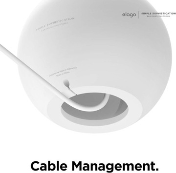 Подставка elago MS2, совместимая с зарядным устройством MagSafe, белая