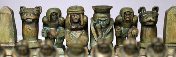 Уникальные старые деревянные шахматные фигуры Египет Сирия Ближний Восток