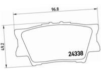 фото thumb №2, Гальмівні колодки задня lexus es 2.5 3.5 06-18